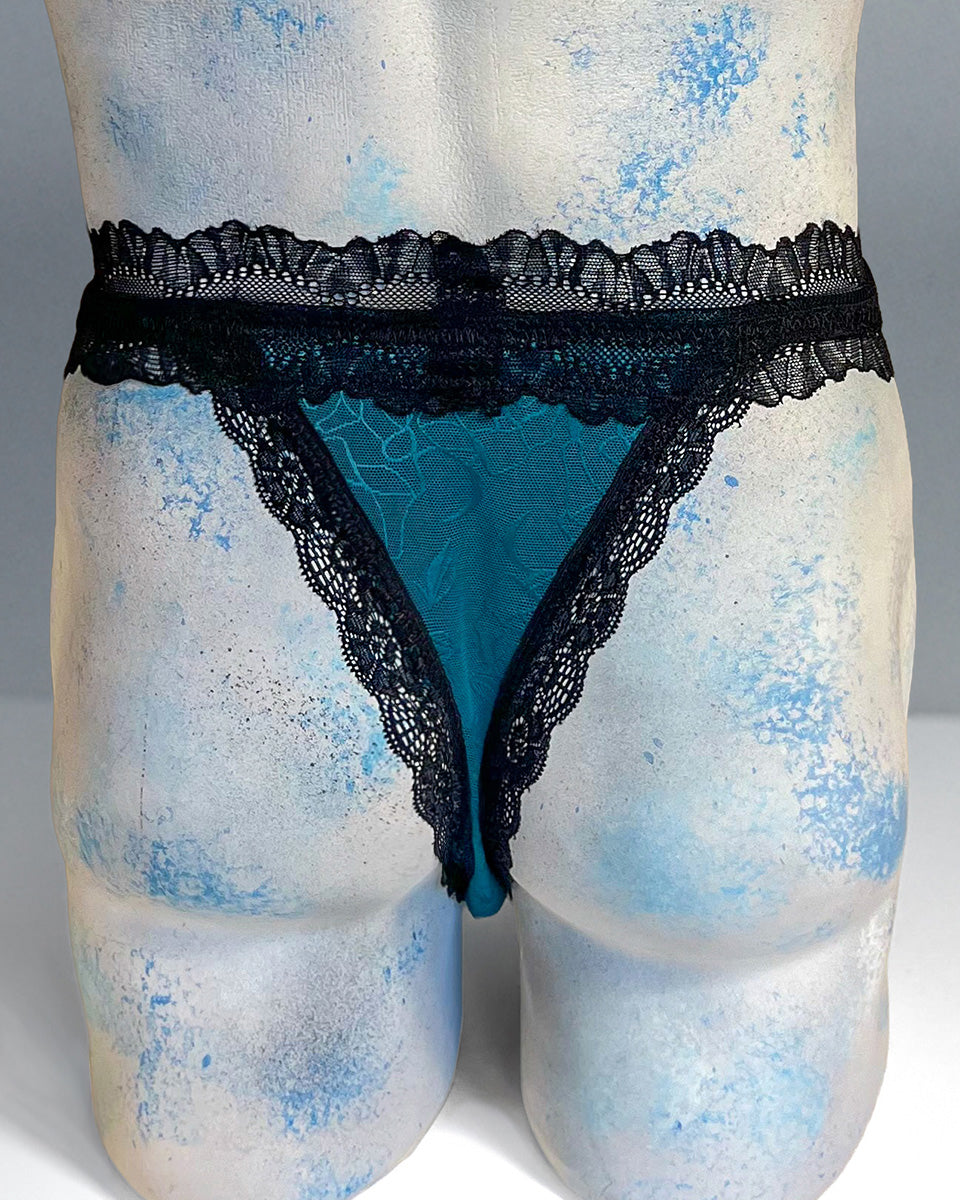 Turquoise Desire Thong