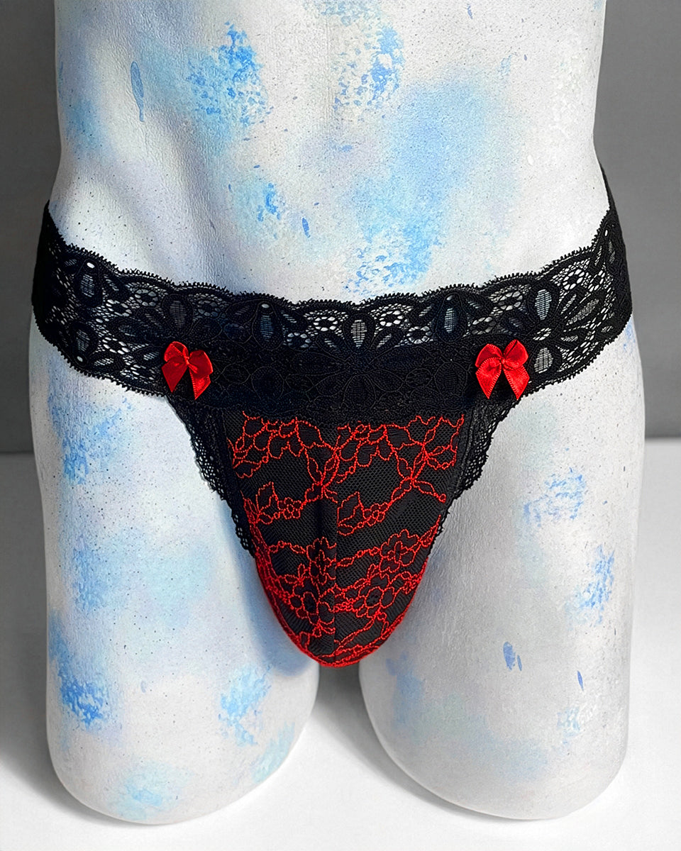 Rose Poison Thong