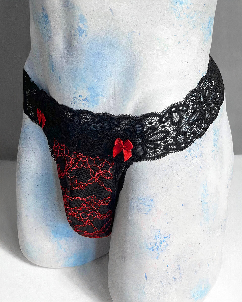 Rose Poison Thong