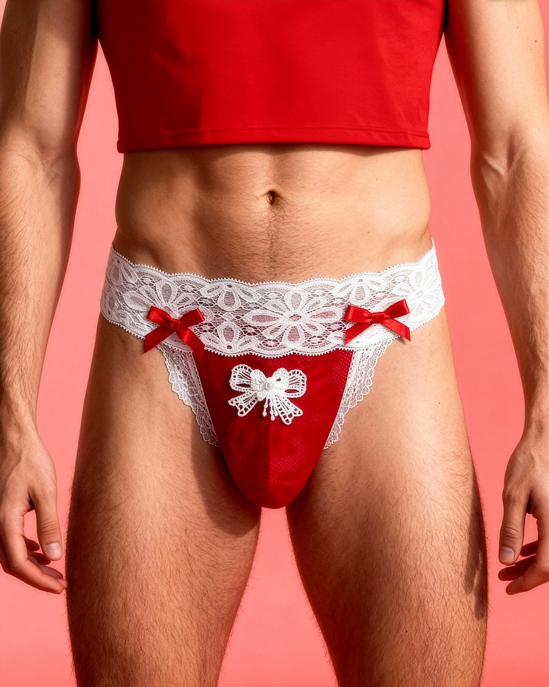 Scarlet Sweetheart Thong