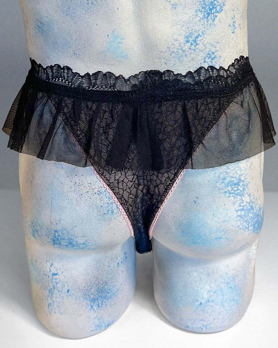 Obsidian Bloom Thong