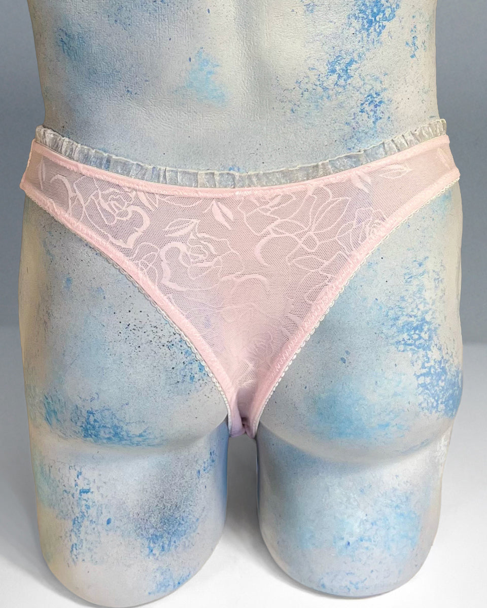 Pink Butterfly Thong